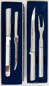 4-Piece Carving Knife & Fork Set - New in Box