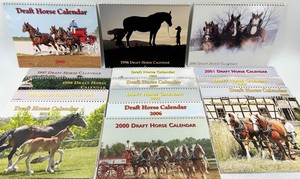 Draft Horse Calendar Collection 1995-2012 (Lot of 16)