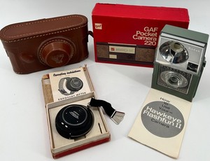 Vintage Argus, GAF, Kodak & Bertram Camera Mixed Lot
