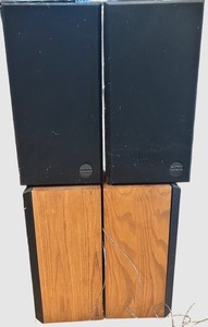 Altec Lansing Model Three 8-Ohm Speakers 12.5 X 12 X 24 in (Lot of 4)