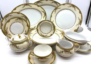 Noritake Nordic Porcelain Dinnerware Service - 65 Pieces