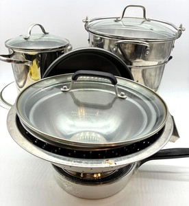 Calphalon, Mirro & Pyrex Cookware and Bakeware Mixed Lot - 10pc
