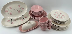 Vernon Ware Geometric Dinnerware Set - 34 Pieces