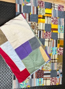 Vintage 1971 Grace McGaren Handmade Patchwork Crazy Quilts