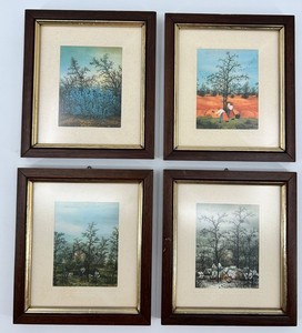 Ivan Lackovic Framed Mini Landscape Prints (Lot of 4)