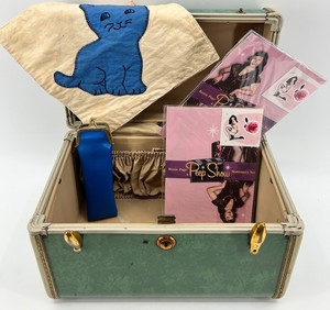 Samsonite Travel Case With Bettie Page Stationery Mixed Lot