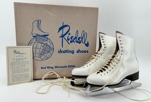 Vintage Risport Figure Skates Size 6 With MK Blades