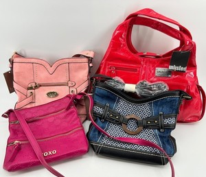 NEW with TAGS - B.o.c, Unlisted & XOXO Handbag Mixed Lot (Lot of 4)