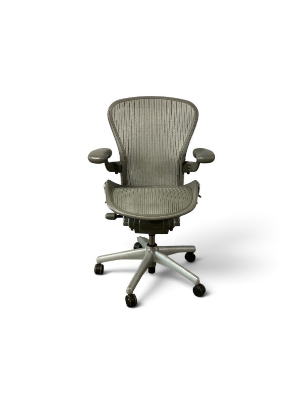 Herman Miller Aeron Size B- Silver Retail $1800