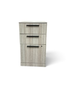 Herman Miller 3-drawer Pedestal File Cabinet Light Wood-Grain Retail $569
