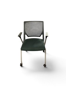 Set of 2 Haworth Very Seminar  Mobile Stack Chair