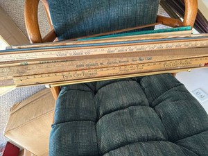 Vintage Advertising Yardsticks & Rulers Assorted Wood Plastic Lot