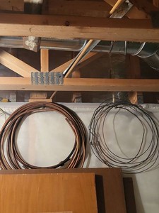 Copper Refrigeration Tubing Coil with Assorted Wire Coil Lot