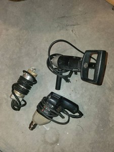 Black & Decker Corded Drill and Laminate Trimmer Tool Lot