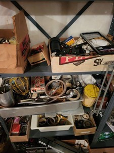 Box Lot of Assorted Electrical, Plumbing & Hardware Parts
