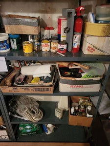 Lot of Assorted Garage Hunting Fishing & Workshop Supplies