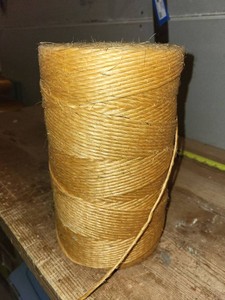 Unbranded Natural Sisal Twine Rope Spool Approx 10in x 6in