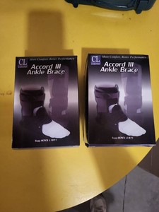 Comfortland Accord III Ankle Brace Orthopedic Support Set of 2