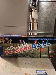 Double LadderBall Bolas Toss Game Set w Storage Bag & Instructions
