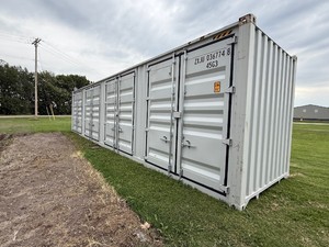 One Trip 2026 (ZXJU0367748) 40' High Cube Multi-Door Container w/ 4 Side Doors and 1 End Door