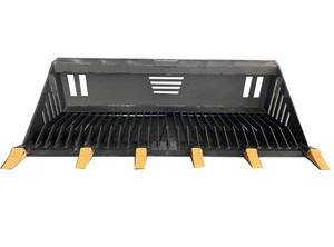 NEW LandHonor 72 Working width Skid Steer Rock Bucket  Universal Quick Attach