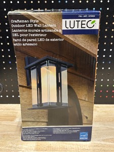 Lutec Craftsman Style Outdoor LED Wall Lantern