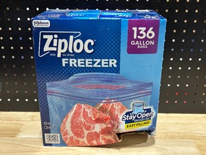 Ziploc Gallon Size Freezer Bags 136 Count