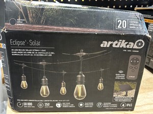 Artika Eclipse-Solar 20 LED Bulb String Lights