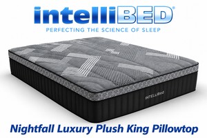 Intellibed Nightfall Luxury Plush Euro Pillowtop King Mattress - MSRP $8,999.00 - No Reserve