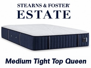 Stearns & Foster Estate Medium Tight Top Queen Mattress - MSRP $2,099.00 - No Reserve