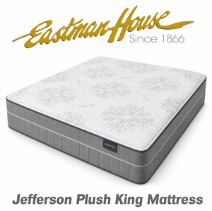 Eastman House Jefferson Plush King Mattress - MSRP $1,499.00 - No Reserve