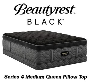 Beautyrest Black Series 4 FS Medium Summit Pillow Top Queen Mattress - MSRP $5,599.00