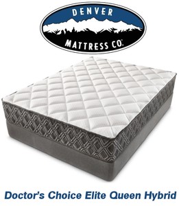 Denver Mattress Doctors Choice Hybrid LX Firm Queen Mattress - MSRP $764.99