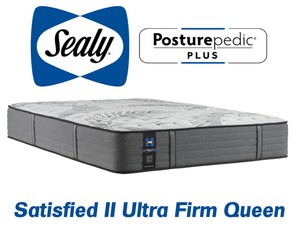 Sealy Posturepedic Plus Satisfied II Ultra Firm Tight Top Queen Mattress - MSRP $1,399.00 - No Reserve