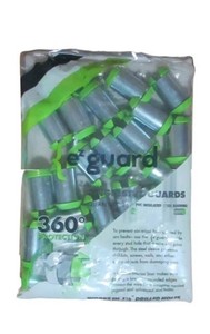 EZ Guard Single Stud Guards  Qty 25, 360° PVC-Insulated Steel Wire Protector Bushings for Stud Holes 1- Bag of 25