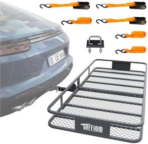 New in box hitch mount cargo carrier . Has some minor damage see photos