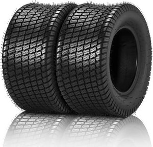 Brand New TUFFIOM 15x6.00-6 Lawn Mower Tires Set of 2, 2PR Turf Tire Riding Lawn Garden Tractor Tires, Compatible with Most Lawn & Garden Utility Vehicles, Tubeless