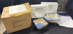 New Temptations two piece ovenware set with covers
