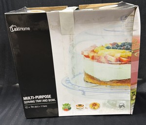 Brand New, Lexi Home multipurpose serving tray and Bol 12 x 7