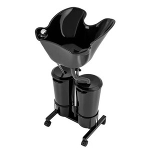 Brand New Portable Corded-Electric Backwash Shampoo Bowl Basin Hairdress Spa Salon Hair Washing Sink Black