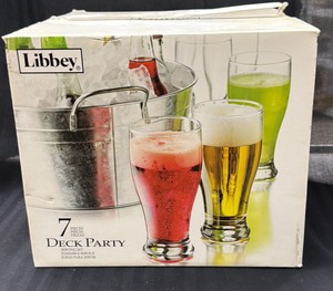Brand New Libby 7 piece Deck Party Set
