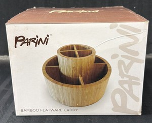 New Parini Bamboo flatware caddy