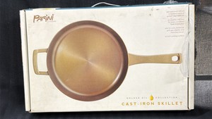 Brand New Parini cookware golden oil collection cast-iron skillet