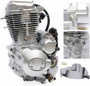 Engine Set 200cc 250cc CG250 Engine Motor & 5-Speed Manual Transmission CDI DIRT BIKE 4-Stroke Vertical ATV Engine Single Cylinder