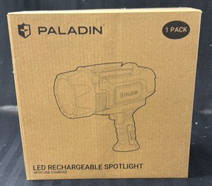 Brand New - Paladin LED rechargeable spotlight