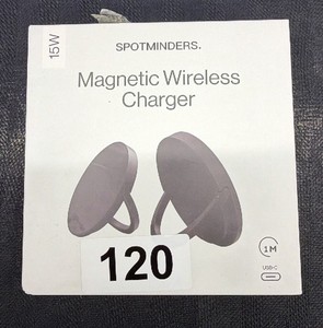 Brand New - SpotMinders magnetic wireless charger