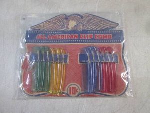 (CNTR) Vintage All American Clip Comb Store Display with The Combs