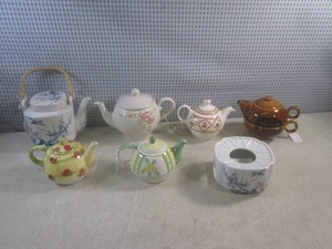 (A-2) Assorted Ceramic Tea Pots