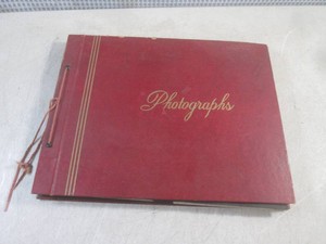 (CNTR) Vintage Photographs Album Full of Vintage Post Cards 20 Pages Both Sides