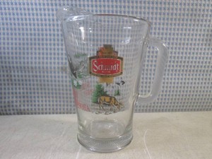 (FS) Vintage Schmidt Beer Glass Pitcher Honest To Minnesota